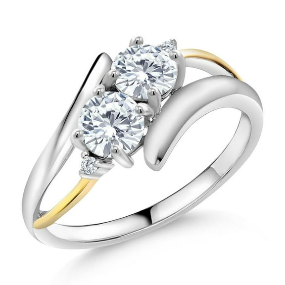 Diamond Wedding Rings for Women | Real 10K White Gold Lab Grown Diamond ...