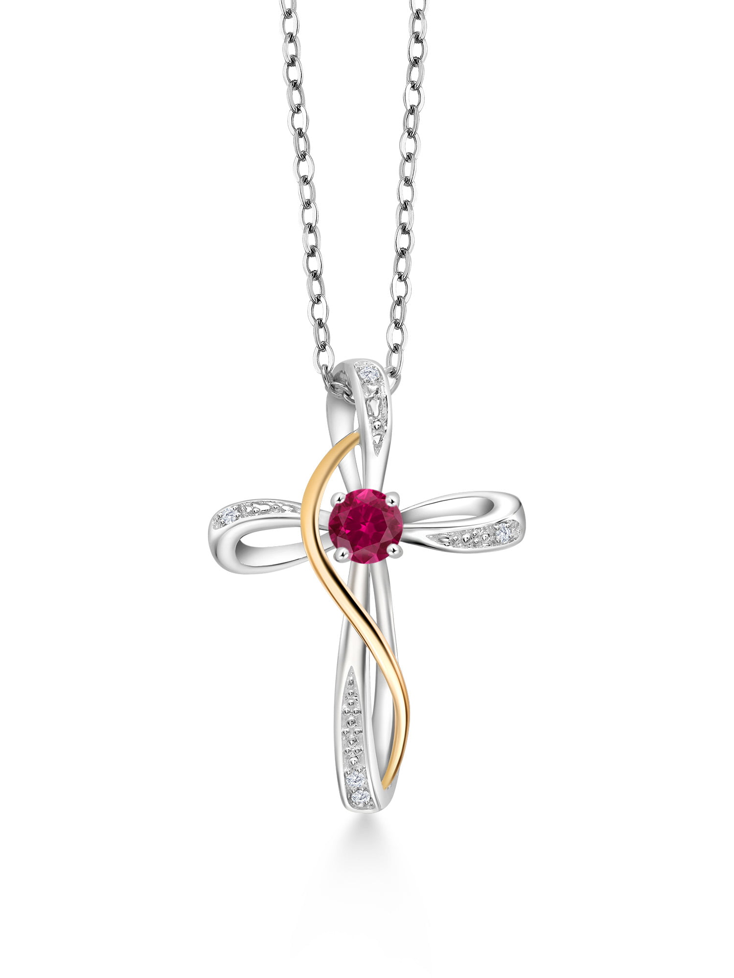 Gems One Diamond 3-Stone Journey Infinity Pendant Necklace In 14k White  Gold (1/4 Ctw) PD30097-4WD - Gumer & Co. Jewelry