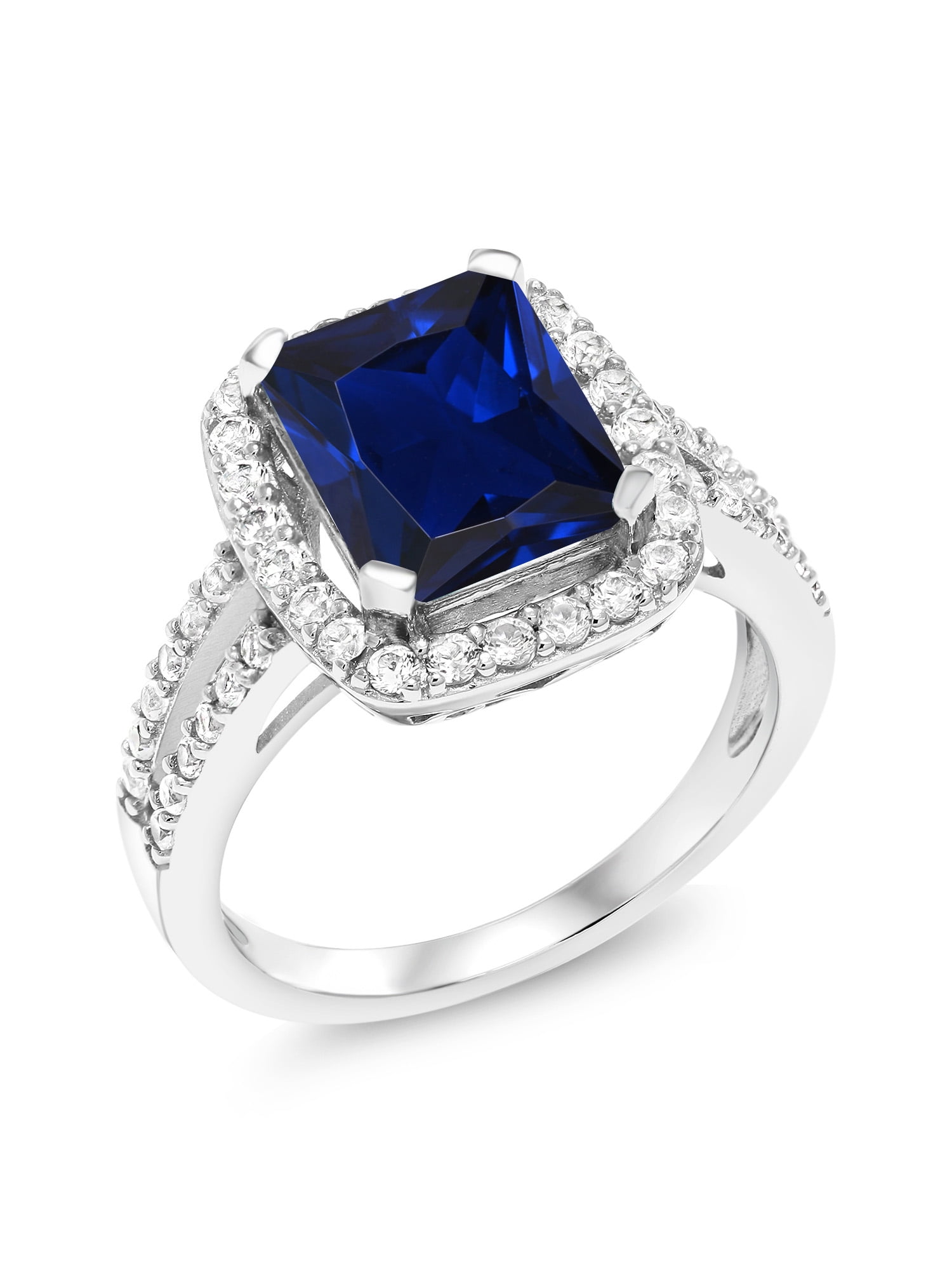Gem Stone King 925 Sterling Silver Black Onyx Engagement