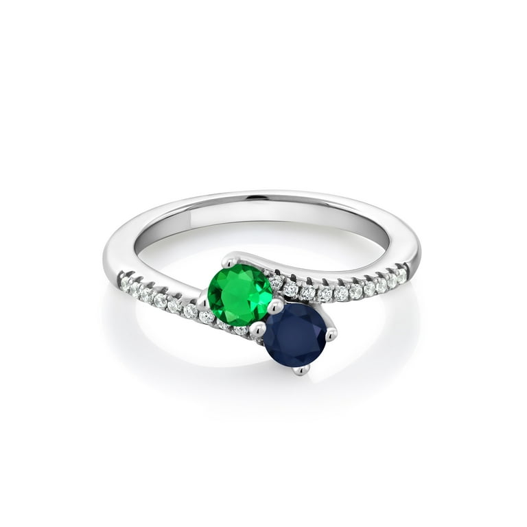 Australian Opal Round Bypass Ring - 14k Gold, Platinum or Sterling Silver Australian Opal Round Bypass Ring - 14k Gold, Platinum or Sterling Silver