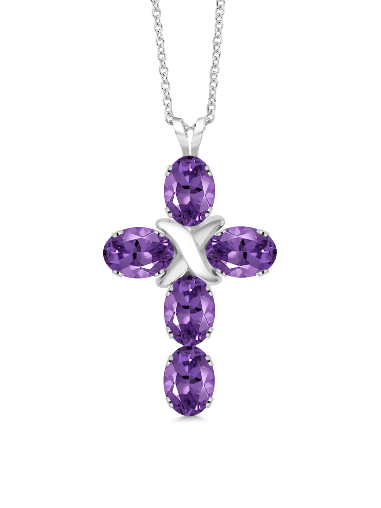 こたつ amethyst Gem-Stone-King-925-Sterling-