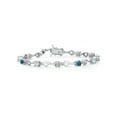 Gem Stone King 925 Sterling Silver Sky Blue Aquamarine and London Blue