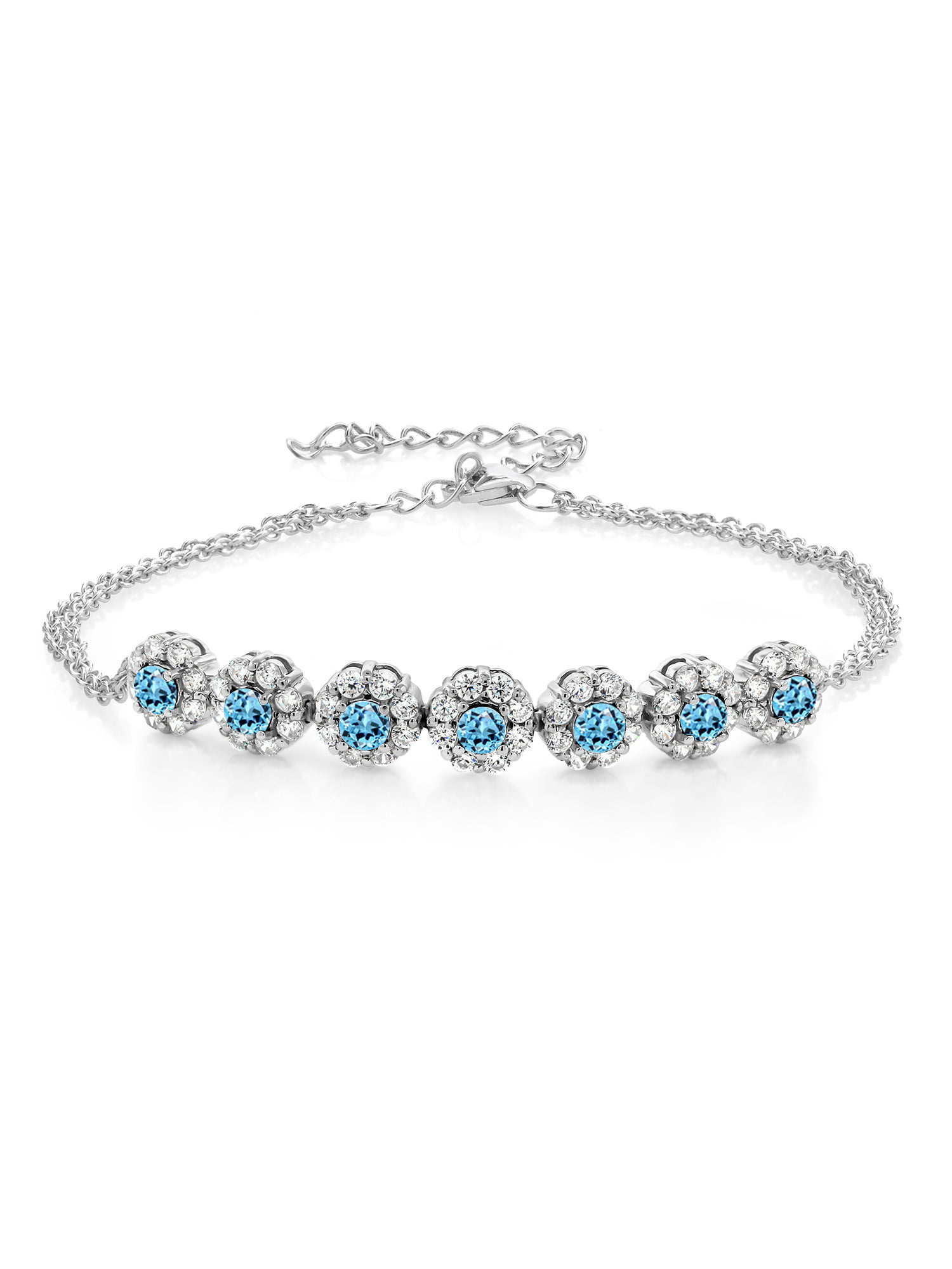 Pearl & Blue Topaz Bracelet - Sugarloaf | Kailis Jewellery