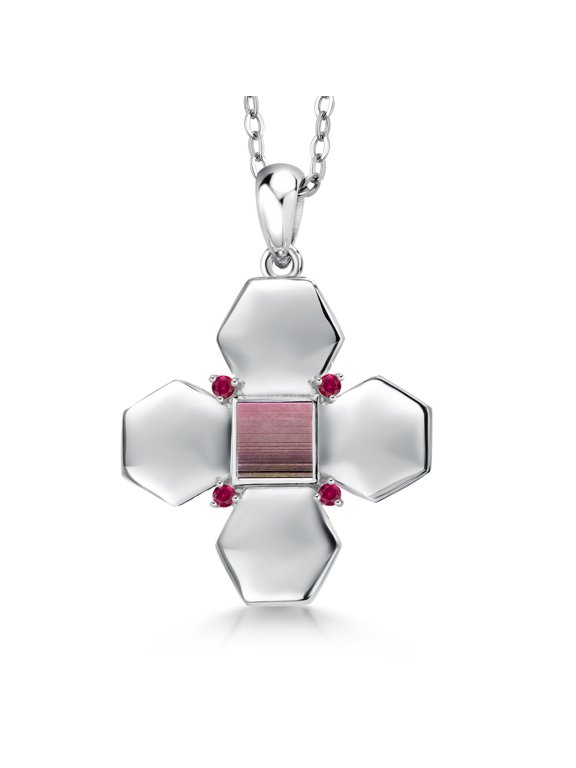 Keren Hanan 925 Sterling Silver Star of Bethlehem Pendant Jerusalem Nano Bible New Testament and 18 inch Silver Chain