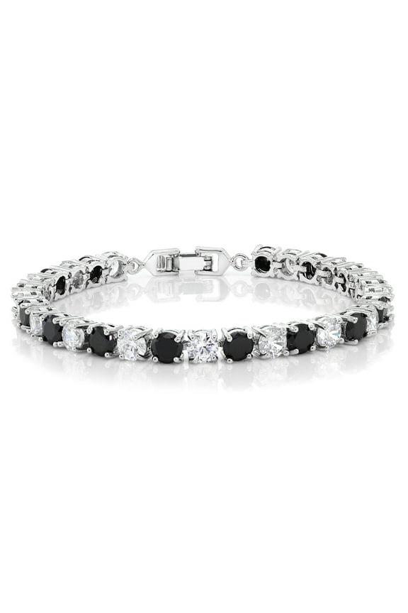 Classic Tennis Bracelet for Women | Sparkling Multi-Color Round Cubic Zirconia CZ | 7.50 Cttw | 7 inch | Fine Jewelry Gifts for Mother's Day Birthday Anniversary Her Mom Women Wife