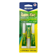 Gem-Tac, Non-Toxic Rhinestone Glue, Mini, 3PK