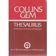 thumbnail image 1 of Pre-Owned Gem Thesaurus: A Dictionary of Synonyms and Antonyms (Gem Dictionaries) Paperback, 1 of 1