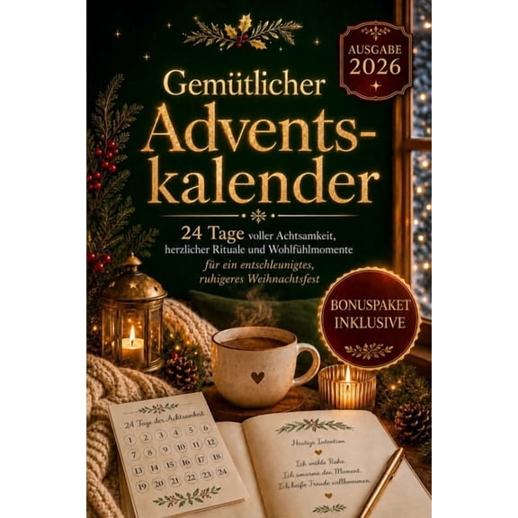 Die Weihnachts-Countdown-Reihe Gemtlicher Adventskalender: 24 Tage voller Achtsamkeit, herzlicher Rituale und Wohlfhlmomente fr ein entschleunigtes,, (Paperback)