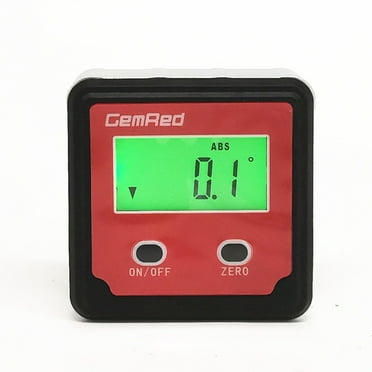 GemRed 82412-Basic Digital Angle Gauge Mini Level Angle Locator