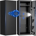 thumbnail image 1 of Gemaisil 12-15 Gun Cabinet, Quick Access Long Gun Safe for Home Rifles and Pistols, Large Unassembled Rifle Safe with Removable Shelves, Digital Keypad, Pegboard, 1 of 13