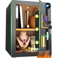 thumbnail image 1 of Gemaisil 3.0 Cuft Safe Box with Digital Keypad, Security Safe with Fireproof Waterproof Bag, Adjustable Shelf, Alarm System, Office & Home Safes for Cash, Jewelry, Documents, Black, 1 of 11