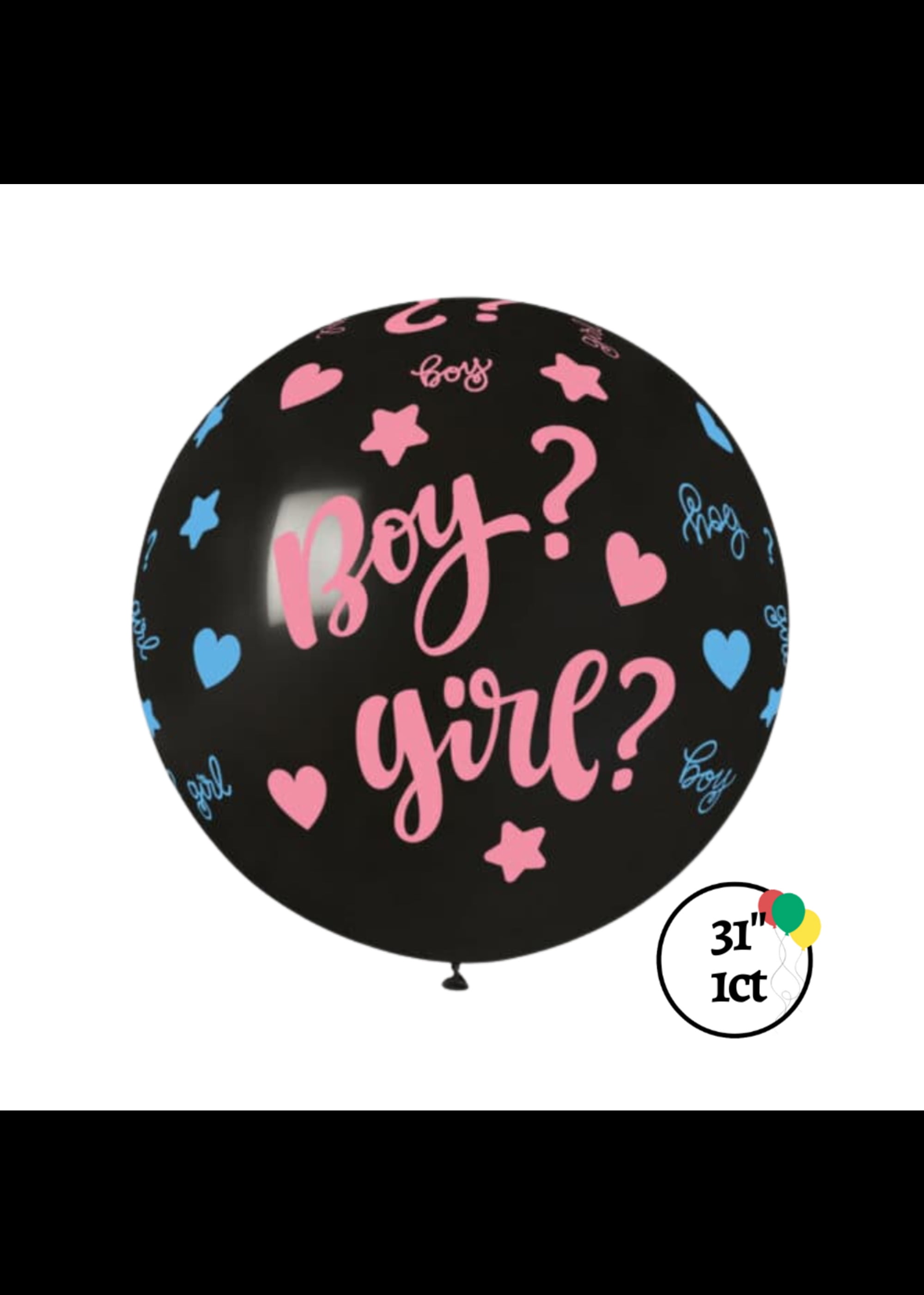 Gemar 31" Boy or Girl Latex Balloon