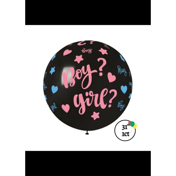 Gemar 31" Boy or Girl Latex Balloon