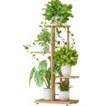 thumbnail image 1 of Gemdeck 3/4 Tiers Plant Stands Flower Pots Storage Rack Display Shelf, Golden, 1 of 5
