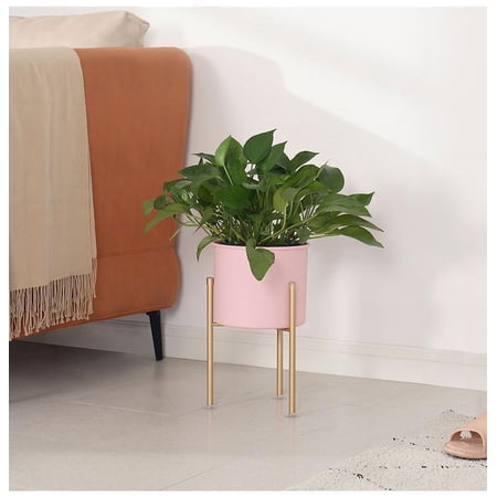 Gemdeck Modern Plant Stands Golden Metal Flower Pot Rack Holder, S
