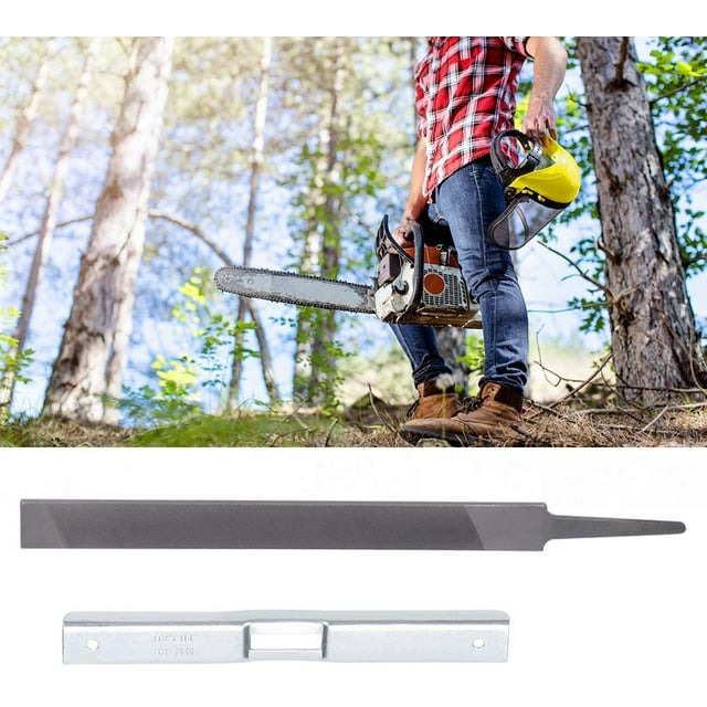 Gemegraclee 2pcs Chain Saw Sharpener Depth Gauge with Flat File for