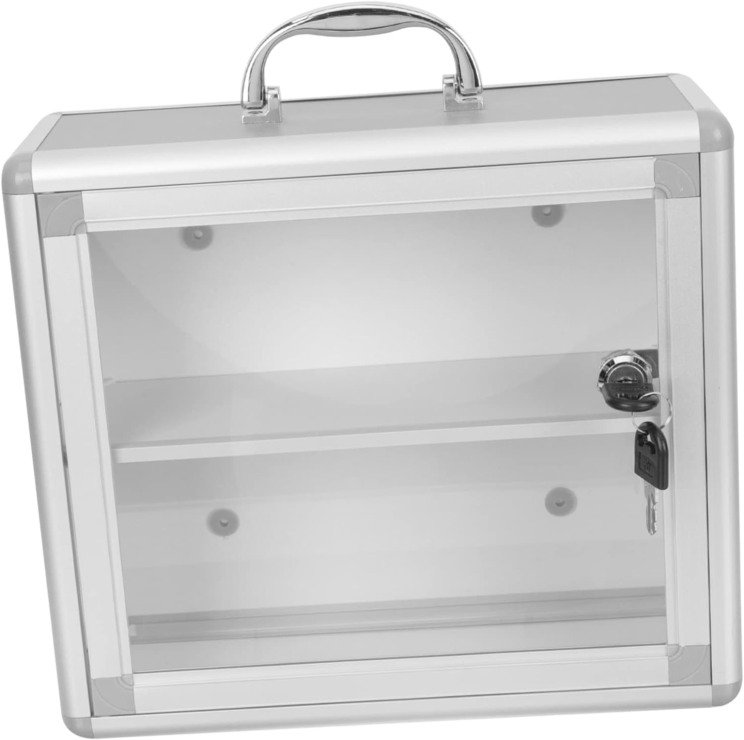 Wewean Box Portable Medicine Box Wall Mount Medicine Cabinet Portable ...