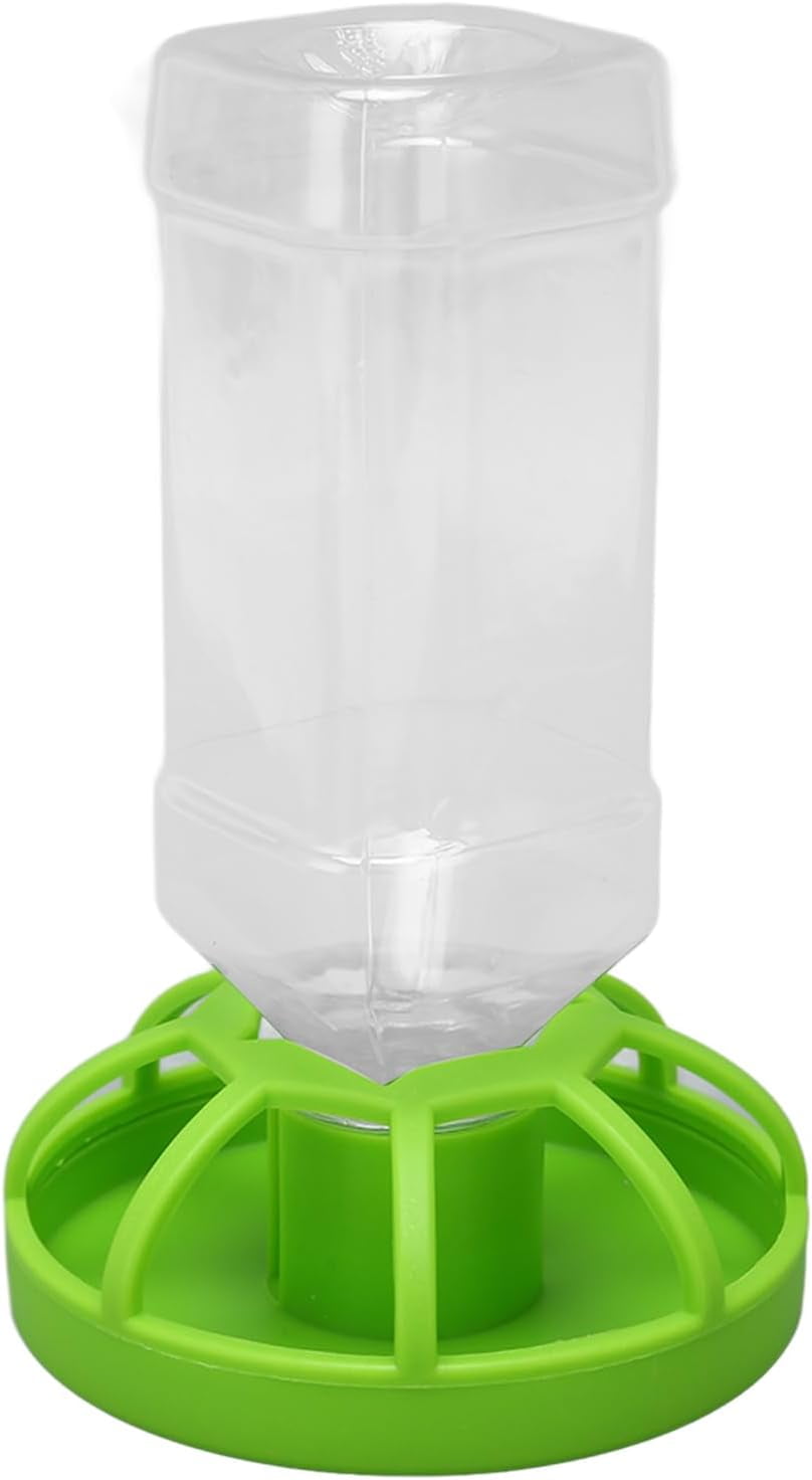 Gemegraclee Turtle Water Bowl, Tortoise Water Bowl Reptile Water Bowl Automatic Turtle Feeder