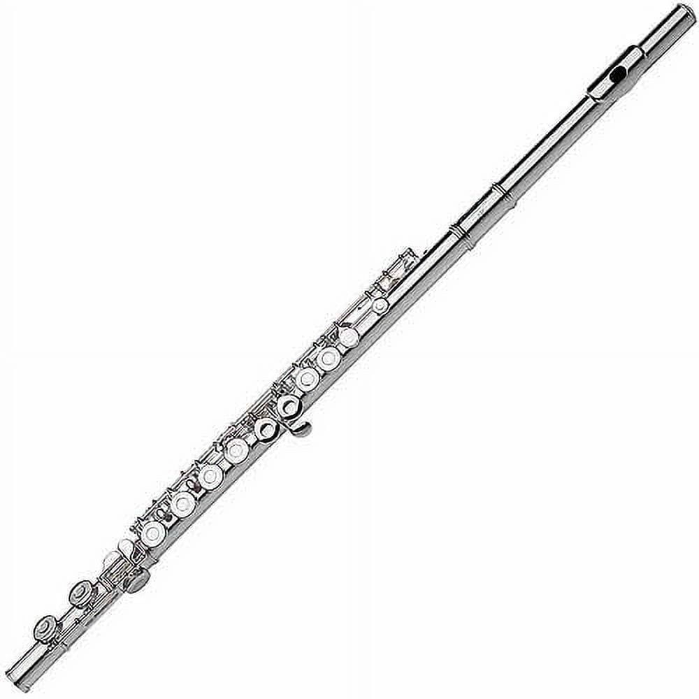 Gemeinhardt Offset G Key Concert Flutes, Stainless Steel Silver, 18.50" L