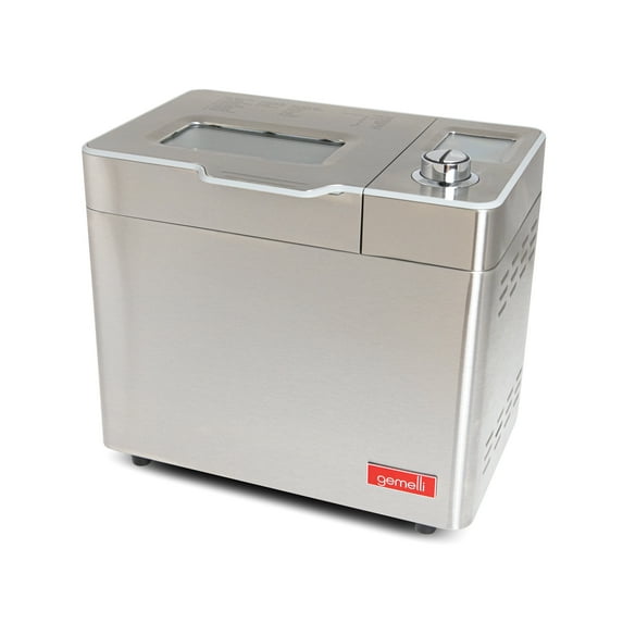Gemelli 2LB Artisan Bread Maker, Stainless Steel w/ Digital Display