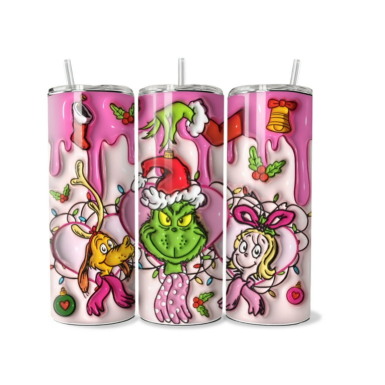 Mixed Pack-Grinch Dough Bowl-7x9-New Design-Candle Ready-Grinch