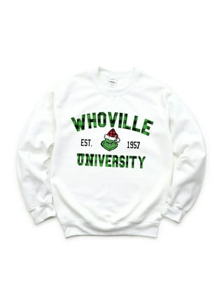 Whoville Collegiate The Grinch Super Comfy Crew Neck T-Shirt
