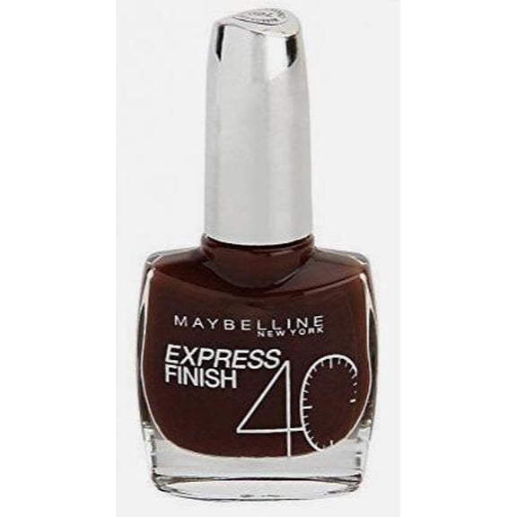 Gemey Maybelline Nail Polish Nail Express Finish 40 Seconds 760 Brown Frost