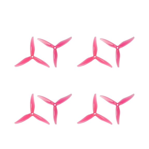 Gemfan 5129 YUKI 5-Inch 3-Blade Propellers – FPV Racing Drone Prop Set for 2306/2207 Motors, Polycarbonate, 2 Bags (8 Props Total)