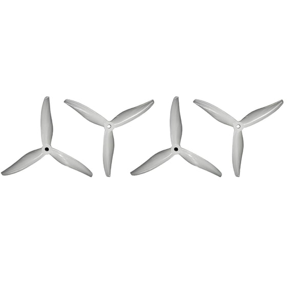 Gemfan Hurricane Max 51377 Propellers – 5 Inch Tri-Blade PC Props for FPV Racing Drones, Optimized for 2207 2100KV Motors (4PCS)