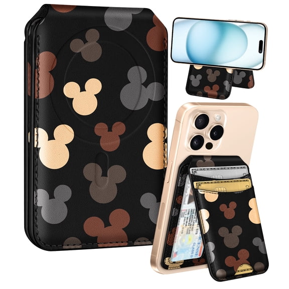 Gemfits Compatible with Magsafe Wallet Magnetic Card Holder Phone Wallets for Women for iPhone 16/15/14/13/12 Series for Apple Mag RFID,Miqi