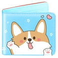 thumbnail image 1 of Gemfits Cute Wallet for Women Girls Leather Bifold Wallet Boys Credit Card Holder RFID Blocking Id Cash Small Funny Desgin,Dog, 1 of 6
