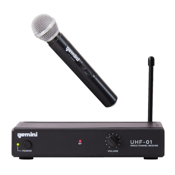 Gemini Sound UHF-01M F3 - Premium Handheld Wireless Microphone with Dynamic Range, Ideal for Stage Performances, Conferences, and Events