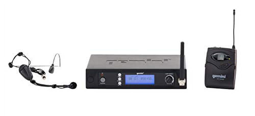 Gemini Single Channel Wireless Headset Microphone System - UHF-6100HL-R2