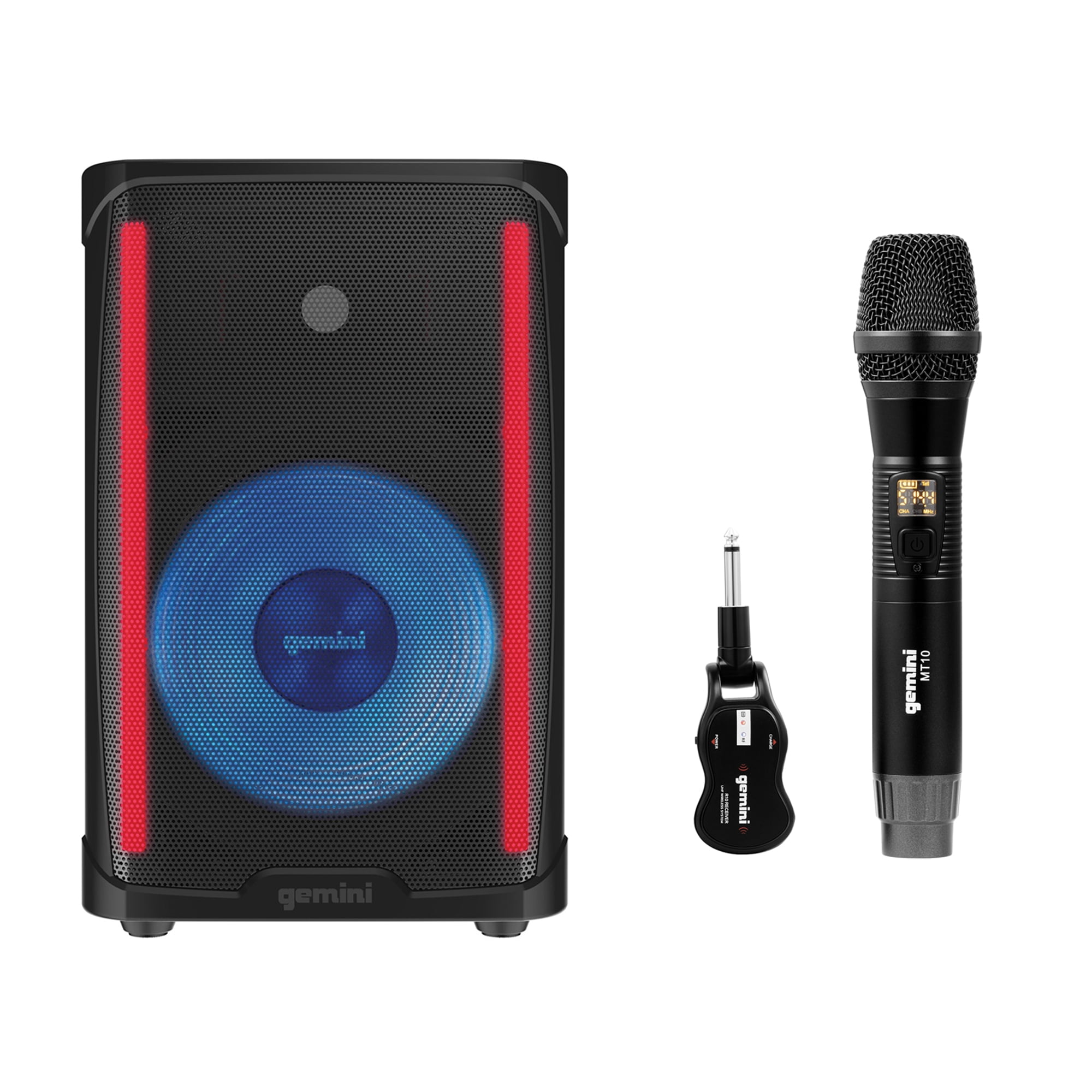 Gemini 15Inch 1,000Watt Class D Bluetooth Portable Party System & GMU