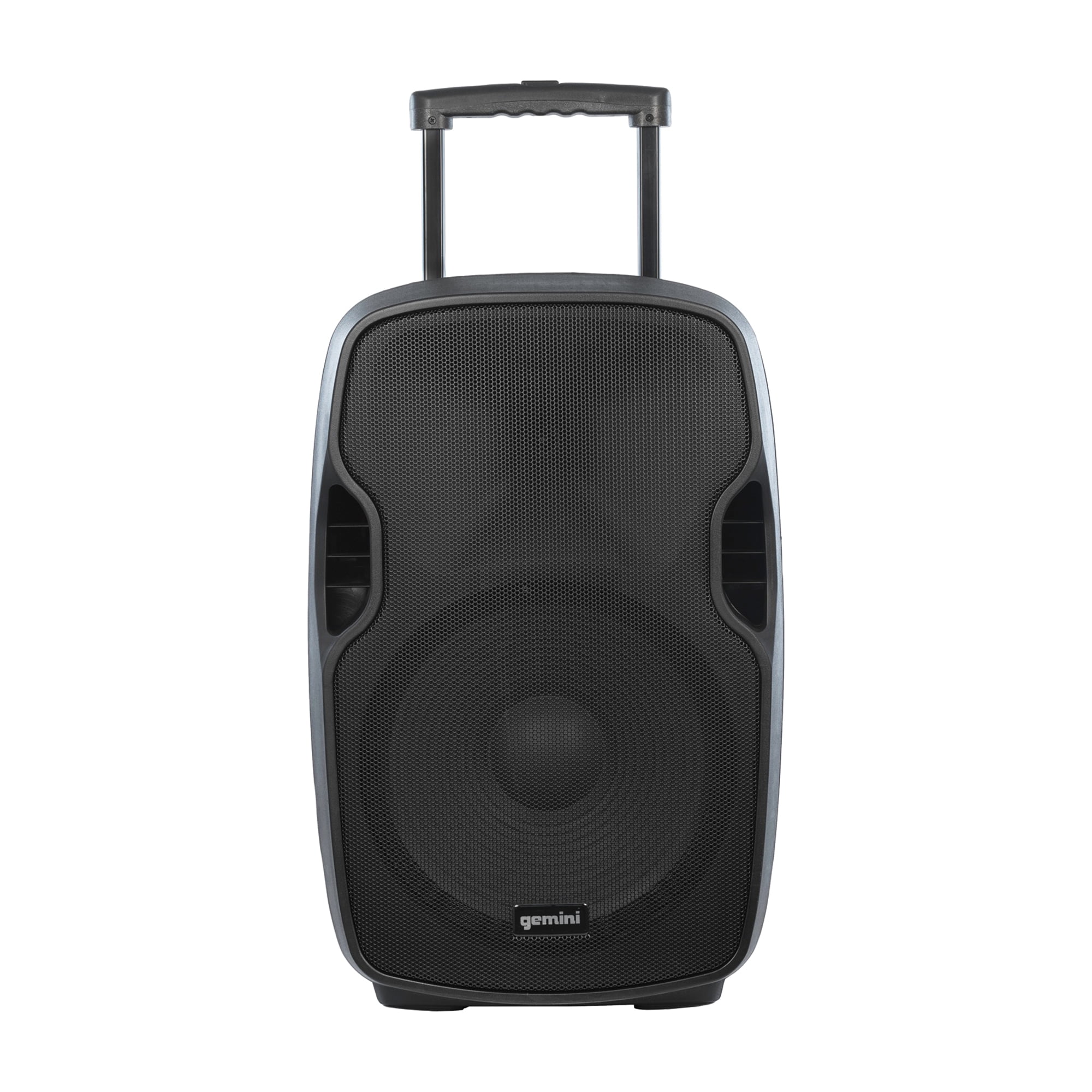 Gemini AS-15TOGO Portable Bluetooth PA Speaker with Integrated Mixer and Wired Microphone, Black