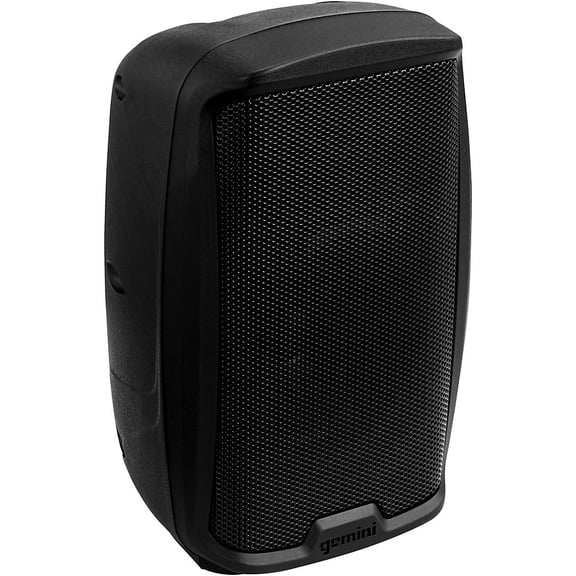 Gemini Sound AS-2108BT Active 8" Inch Woofer 500W Watt DJ Monitor Powered Amplified PA Speakers System With Bluetooth, Wireless Stereo Pairing, Onboard 2 Channel Mixer, Handles and Portable Fly Points