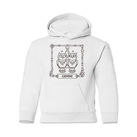 Gemini Animal Hoodie Juniors -Image by Shutterstock, Large