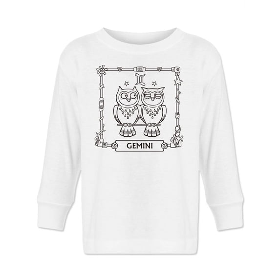 Gemini Animal Long Sleeve Toddler -Image by Shutterstock, 4 Toddler