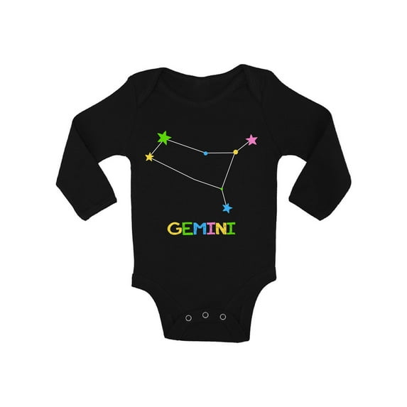 Gemini Baby Girl Baby Boy Clothes - Zodiac Sign Outfit - Birthday Gifts NB 6M 12M 18M 24M