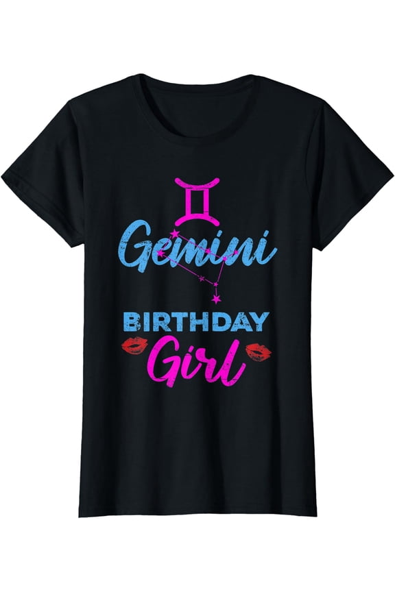 Gemini Birthday Girl Zodiac S-5XL T-Shirt