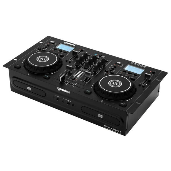 Gemini CD/USB DJ Media Player with Bluetooth, Black, CDM-4000BTPT