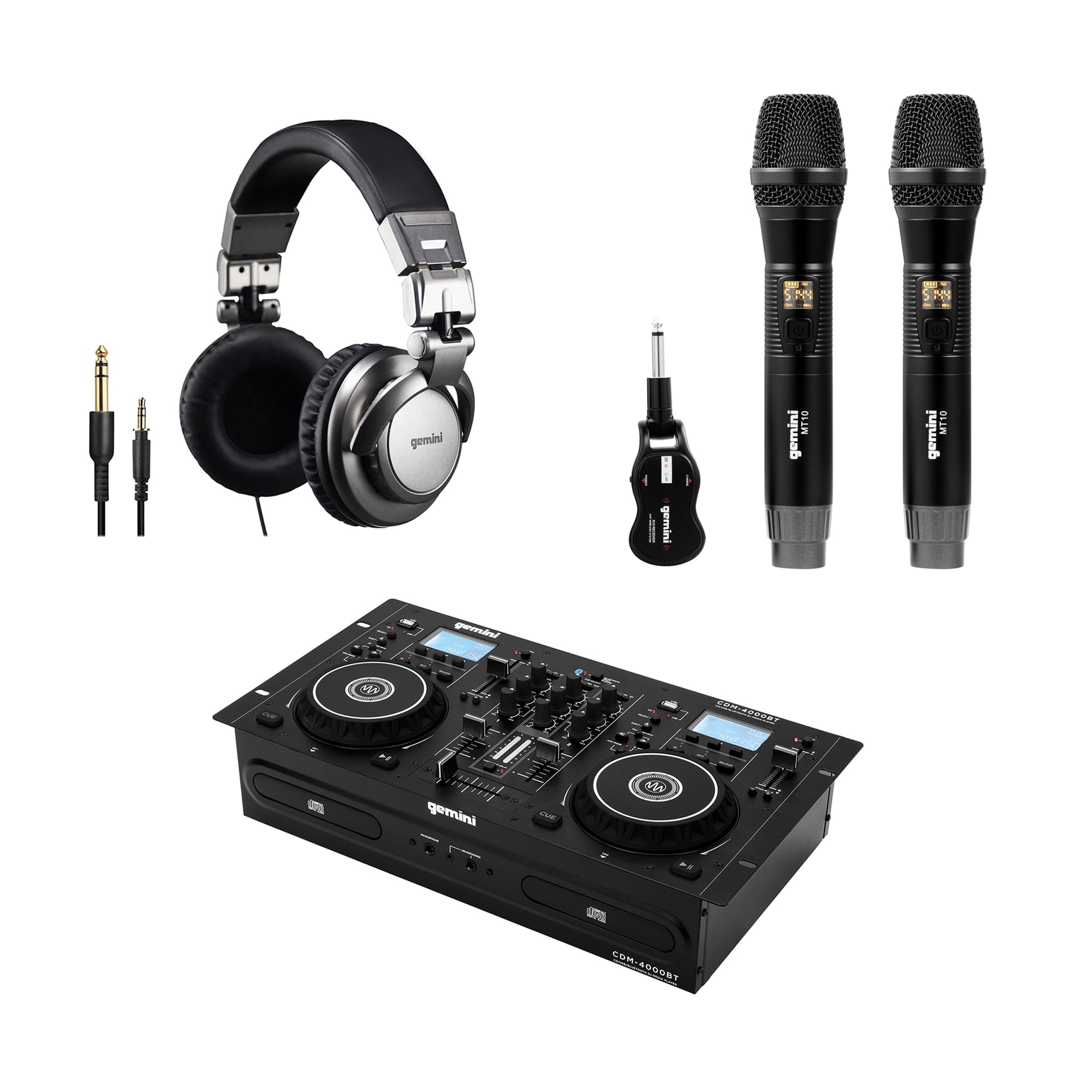 Gemini CDM-4000BT CD/Mixer Combo Player with Bluetooth Input