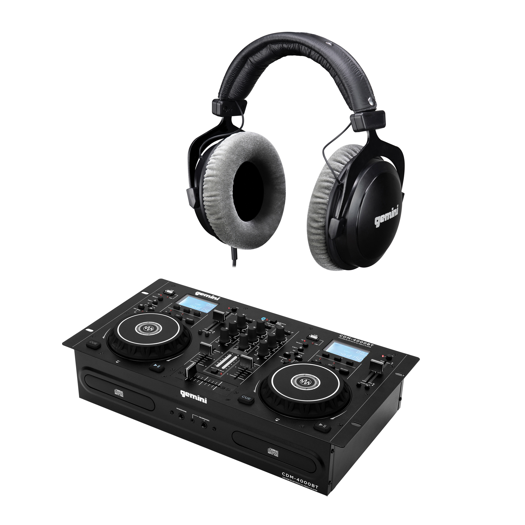 Gemini CDM-4000BT CD/Mixer Combo Player with Bluetooth Input