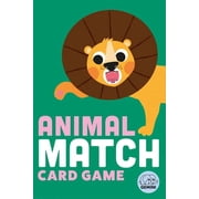 Gemini Card Decks Animal Match Card Game 52-Card Animal Matching Game for Children Ages 3+, Paperback