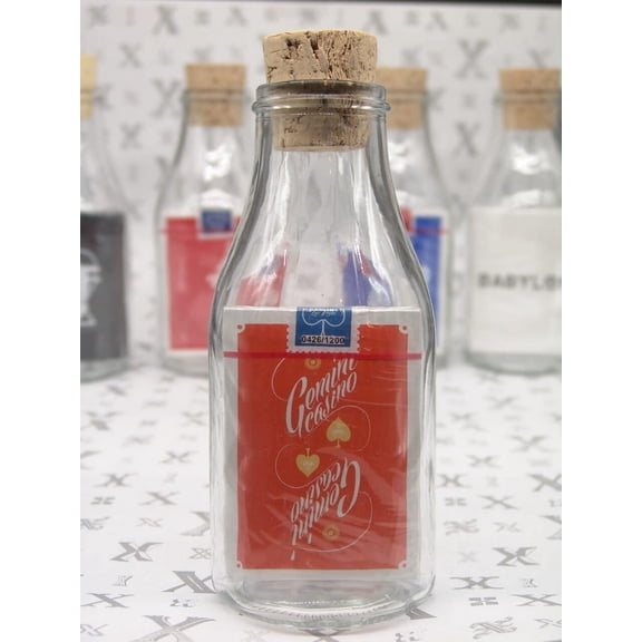 Gemini Casino 1975 Orange Impossible Bottle Playing Cards by Gemini