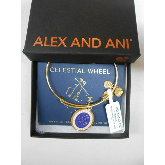 Gemini Celestial Wheel Charm Bangle