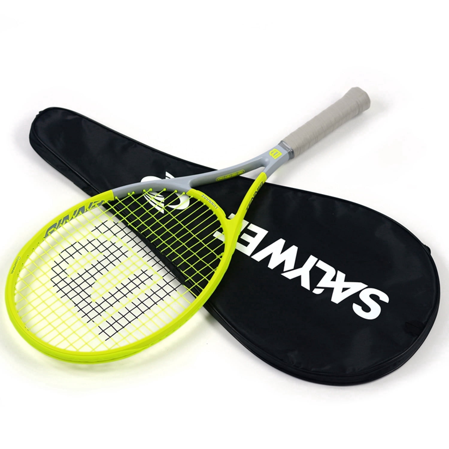 Gemini Pro-Grade Carbon Fiber & Aluminum Tennis Racket - Free bag, 6 Colors (High-Visibility Fluorescent Options), Lightweight Durable Performance for Adults Players, Arm-Friendly Shock Absorption