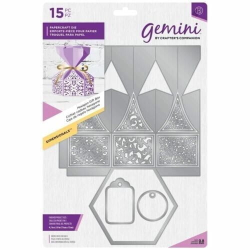 Gemini Dimensional Ornamental Gift Box Collection Die Hexagon Gift Box NEW