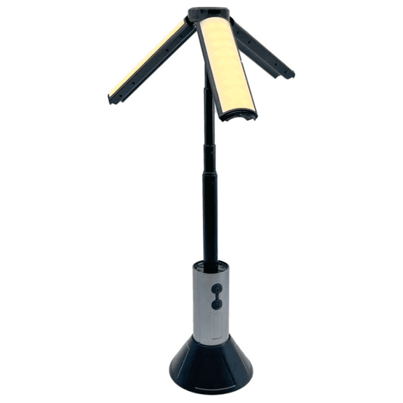 Gemini Extend 300-Lumen LED Telescoping Work Light with Adjustable Light Panels