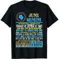 thumbnail image 1 of Gemini Facts Shirt Funny June Gemini Birthday Gift Shirt, 1 of 4